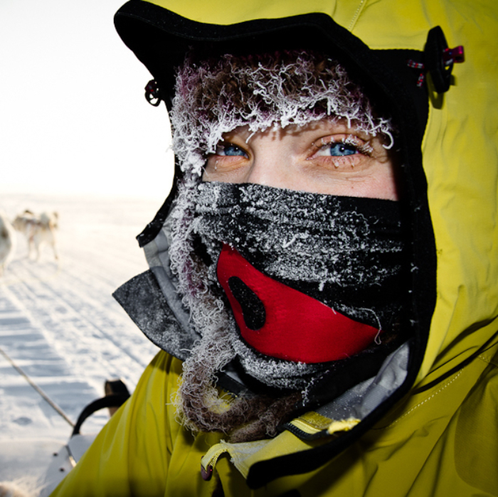 1  Sarah Dog Sledding Photo By Erik Boomer